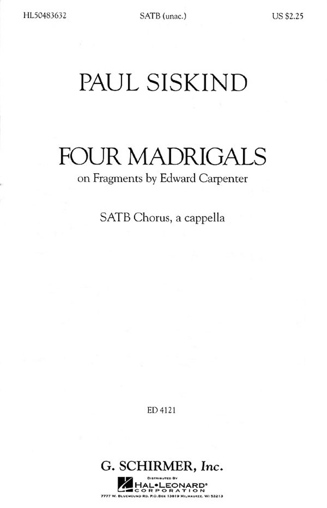 Four Madrigals